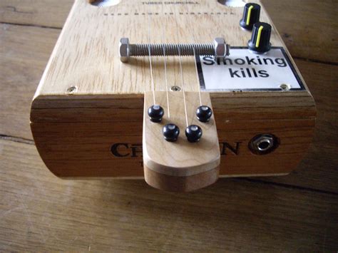 Image result for Open Tuning 4 String Cigar Box Guitar