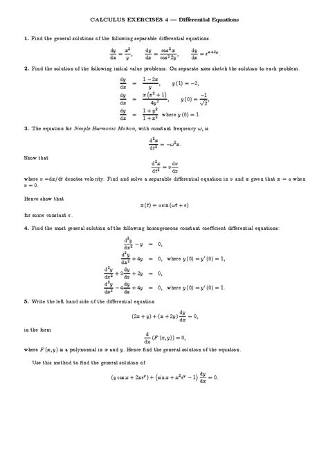 Image result for Math Equations Calculus 4