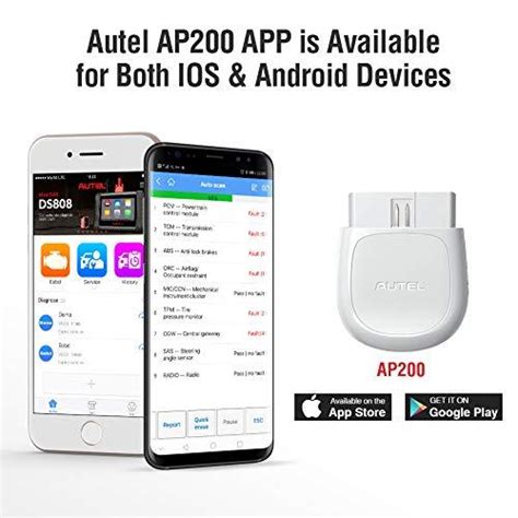 Image result for Autel AP200 HT200 Bluetooth OBD2 Scanner