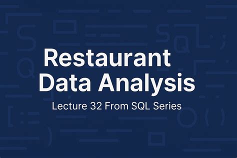 Image result for SQL Restaurant Menu Database