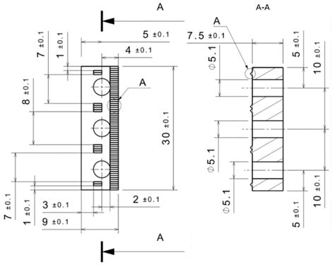Image result for Labelled Drawing of a Rectangular Meta Block