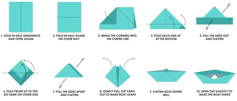 How to Make Paper Boat Origami に対する画像結果