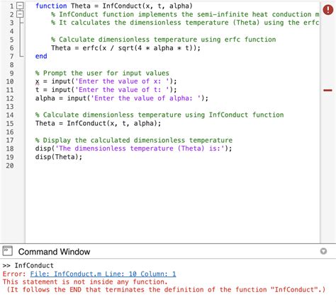 MATLAB Error Statement Used Outside of Function に対する画像結果
