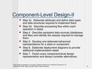 Image result for Level 3 Component Design Examples
