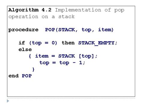Image result for Common Operations in Stack List