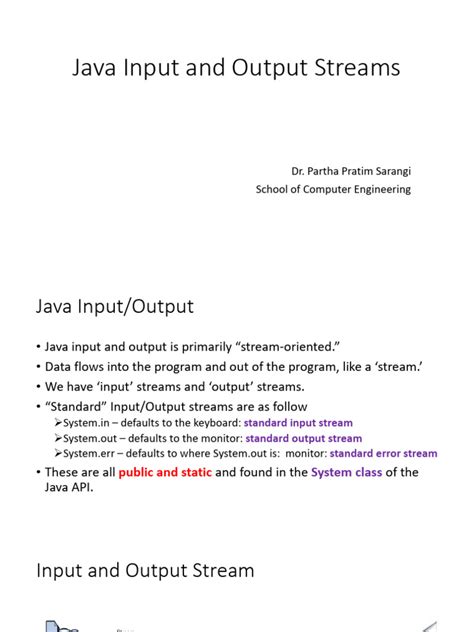 Java Input/Output Program に対する画像結果