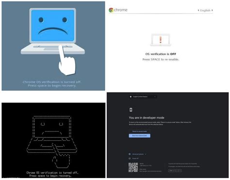 Toradh íomhá ar Developer Mode Chromebook Screen