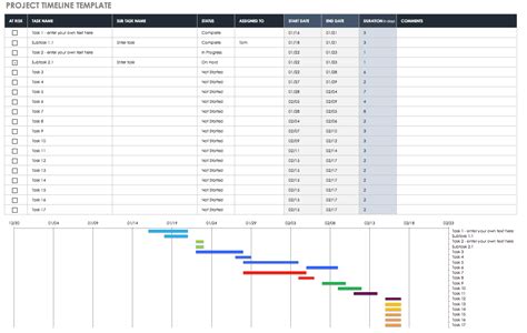 Project Timeline in Table Form に対する画像結果