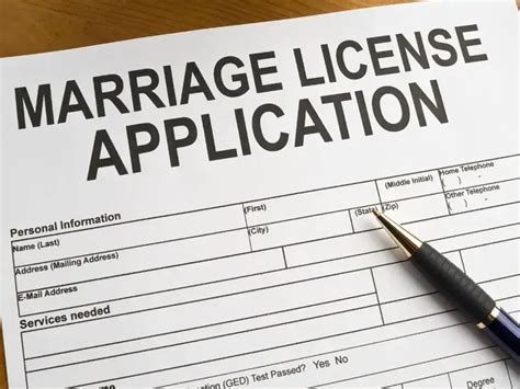 Image result for Wedding License Application
