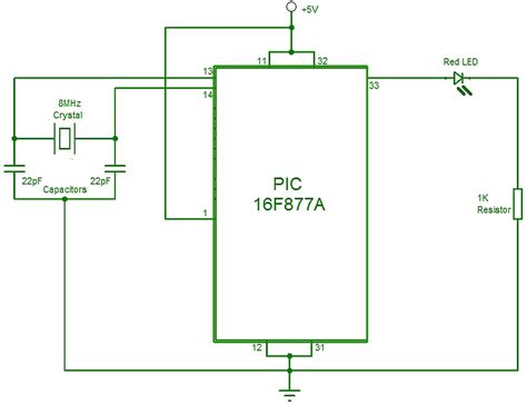 Image result for Simple Microcontroller Diagram