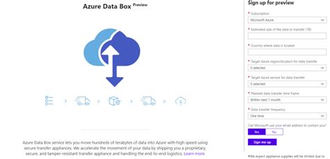 Toradh íomhá ar Azure Data Box Comparison Chart