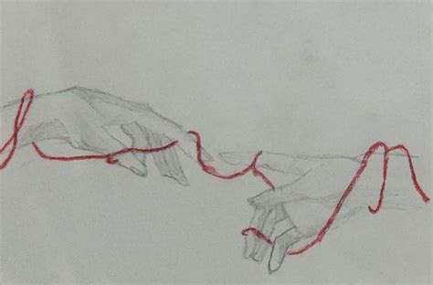 Image result for Red String Drawing