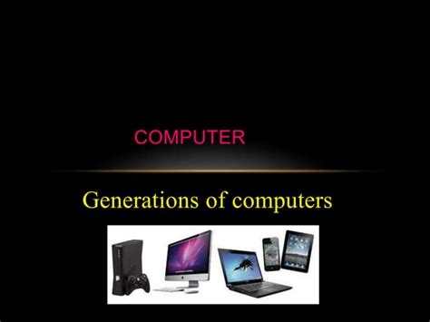 Image result for Computer Generation Cycle