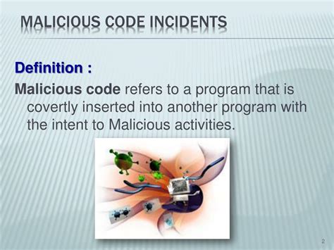 Toradh íomhá ar Malicious Code Examples