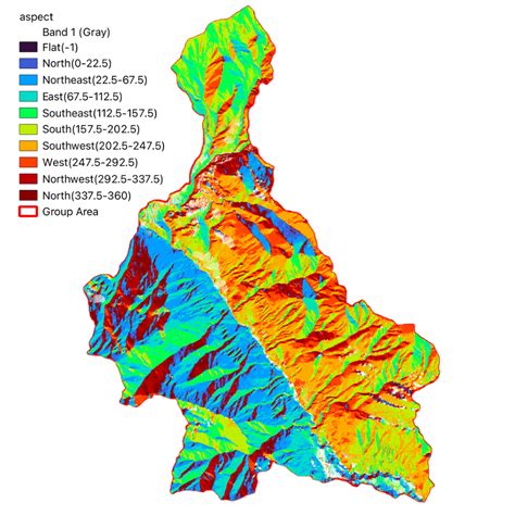 Afbeeldingsresultaten voor Aspect GIS Data