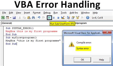 Image result for VB Database Error