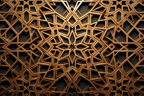 Golden Arabic Geometric Patterns decorative pattern islamic wallpaper ...