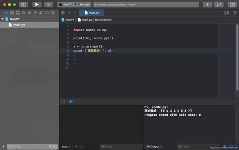 Image result for Run Python On Xcode