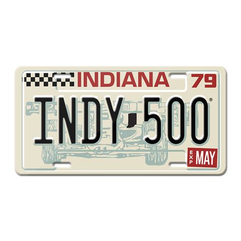 Image result for Authentic Indiana License Plate