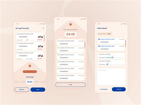 Reporting Menu UI Design に対する画像結果