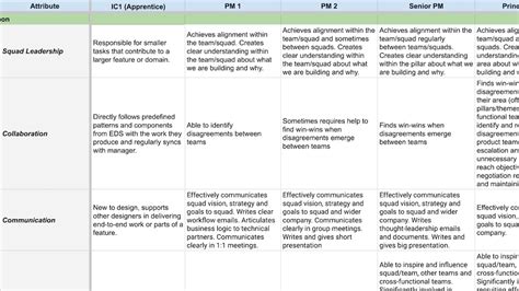 Image result for Template for Job Leveling