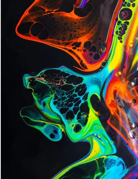 Neon Color Mix Wallpaper Background Template | PosterMyWall