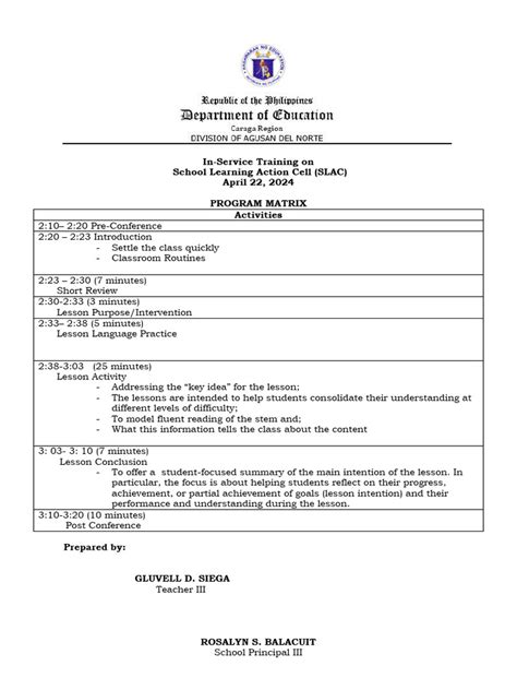 Image result for Program Matrix Basic Ed