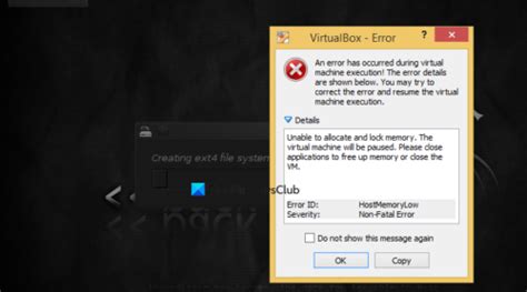 Image result for How to Make VM VirtualBox Error