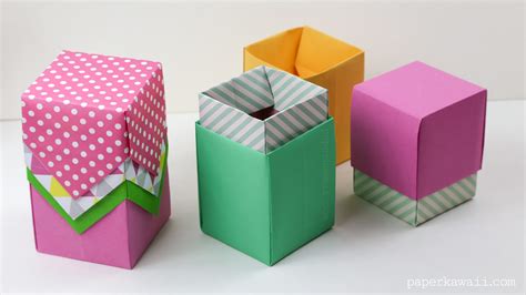 Image result for Paper Box Origami Tutorial