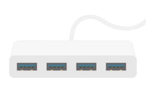 Toradh íomhá ar USB Hub Clip Art