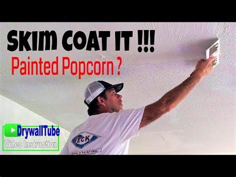 Toradh íomhá ar How to Scrape Painted Popcorn Ceiling