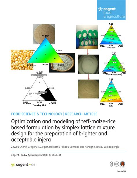 Toradh íomhá ar Optimization Formulation Mixture Design