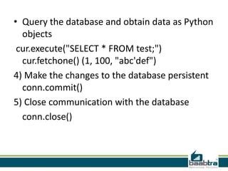 Image result for How to Conenct Python to Database