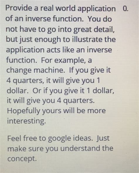 Image result for Inverse Function Real-World Example