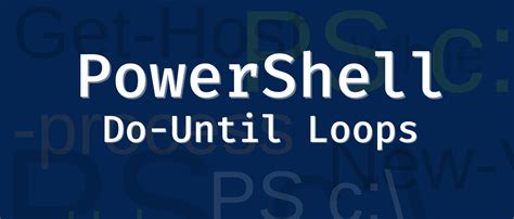 Do until Loop in PowerShell に対する画像結果