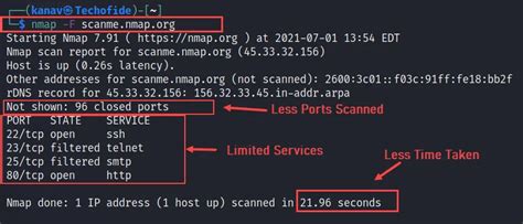 Toradh íomhá ar Nmap Interesting Scan