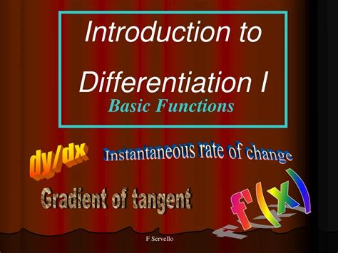 Toradh íomhá ar Introduction to Differentiation