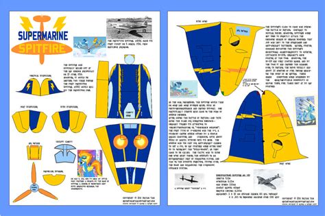 Image result for Paper Spitfire Template