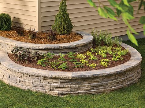How To Build A Curved Garden Wall With Blocks - Garden Design Ideas