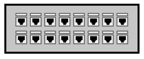 Toradh íomhá ar Patch Panel Drawing Symbol