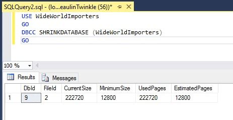 Image result for Shrink SQL Server Database