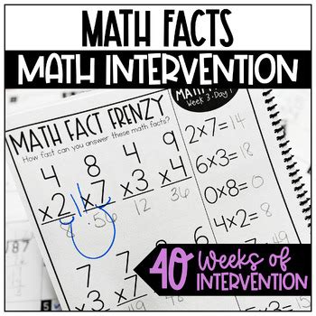 Image result for Multiplication Math Fact Acquisition Intervention
