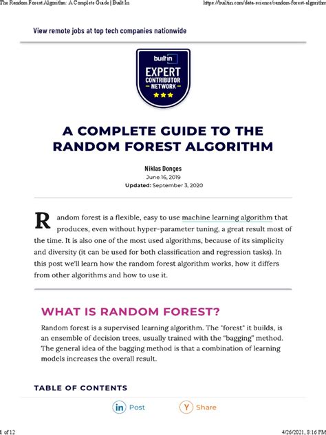 Random Forest in Advanced Computer Programming에 대한 이미지 결과