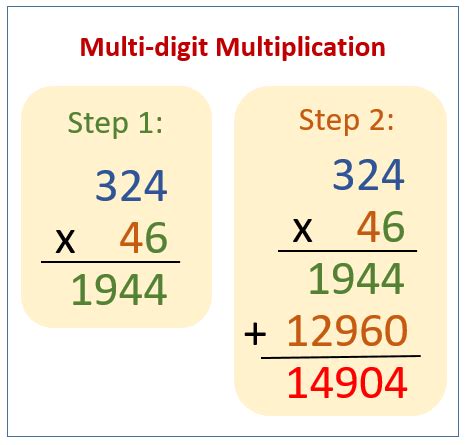 Toradh íomhá ar Double-Digit Multiplication with Order Explanation