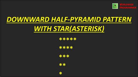 Image result for Left Half Pyramid Pattern In Python