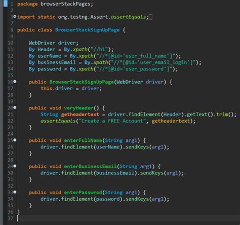 Afbeeldingsresultaten voor Selenium Page Object Model Sample