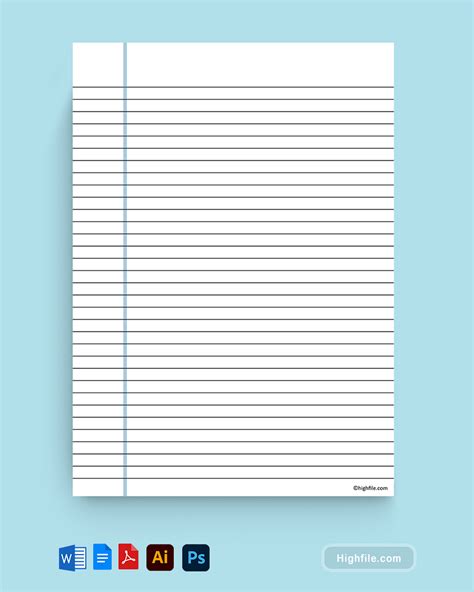 Image result for Graph Paper Notebook with Header Template