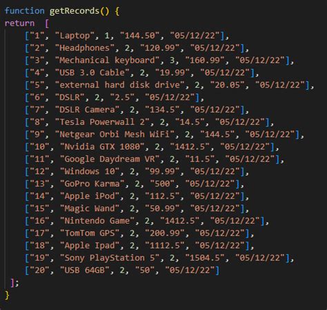 Image result for Dynamic Table Creation in HTML