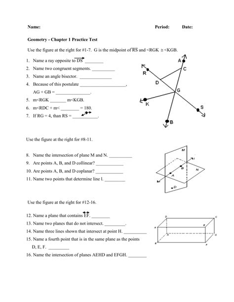 Afbeeldingsresultaten voor Geometry Practice Answers Key