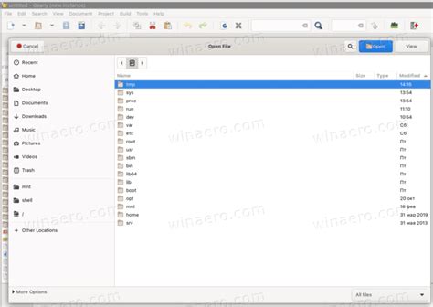 Xfce New File Dialog に対する画像結果